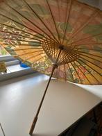 Vintage Decoratieve Parasol met Bloemmotief, Ophalen of Verzenden, Gebruikt