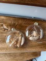 2x Kerstballen droogbloemen, Diversen, Kerst, Ophalen of Verzenden, Zo goed als nieuw