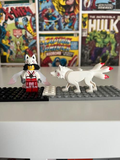 Lego Ninjago Akita + Wolf variant, Kinderen en Baby's, Speelgoed | Duplo en Lego, Zo goed als nieuw, Lego, Complete set, Ophalen of Verzenden