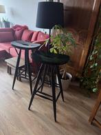 2 x Pirkka High Bar Stool, Ophalen, 60 tot 90 cm, Zo goed als nieuw, Hout