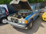1983 Mercedes 300D projectwagen, Auto's, Oldtimers, Automaat, Achterwielaandrijving, Beige, Blauw