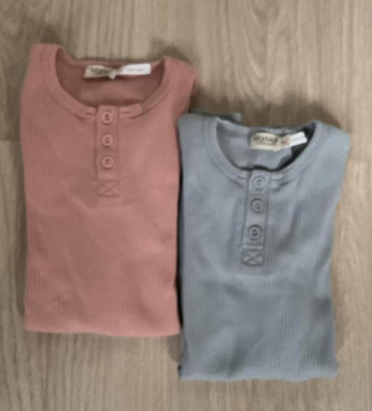 MarMar 2 stuks shirt lange mouw maat 9/140, Kinderen en Baby's, Kinderkleding | Maat 140, Zo goed als nieuw, Jongen of Meisje