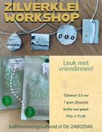 Artclay Zilverklei Workshop, bij 4 pers. -€10,- p.p., Ophalen, Zo goed als nieuw, Overige typen