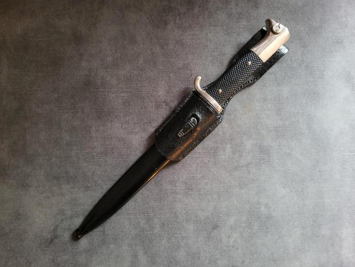 Repro frog voor Duitse parade bajonet zwart, Verzamelen, Militaria | Tweede Wereldoorlog, Landmacht, Mes of Dolk, Duitsland, Ophalen of Verzenden