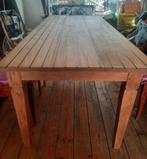 Teak eettafel, Huis en Inrichting, Tafels | Eettafels, Gebruikt, Vijf personen of meer, Rechthoekig, 50 tot 100 cm
