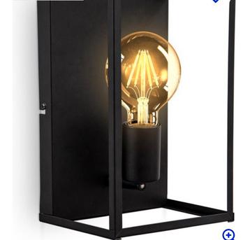 B.K.Licht - Metalen Wandlamp - voor binnen - industriële - z