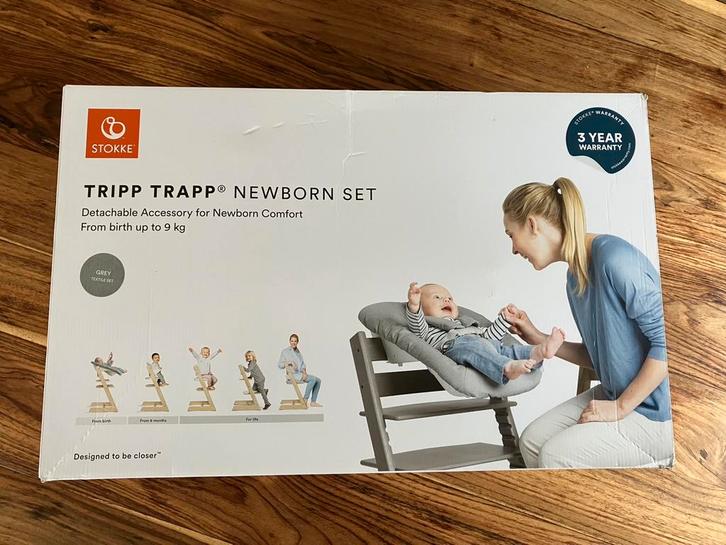 Newborn set kuipje Stokke Tripp Trapp kinderstoel, Kinderen en Baby's, Kinderstoelen, Zo goed als nieuw, Meegroeistoel, Ophalen