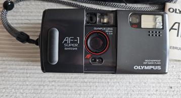 Olympus AF-1 Super met draagtas, NIEUWE BATTERIJ!! beschikbaar voor biedingen