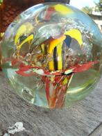 glazen bol met vele kleuren, Antiek en Kunst, Ophalen of Verzenden