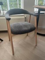 2x HSM Collection Ella stoel Japandi stijl grijs hout nieuw, Huis en Inrichting, Stoelen, Ophalen of Verzenden, Zo goed als nieuw