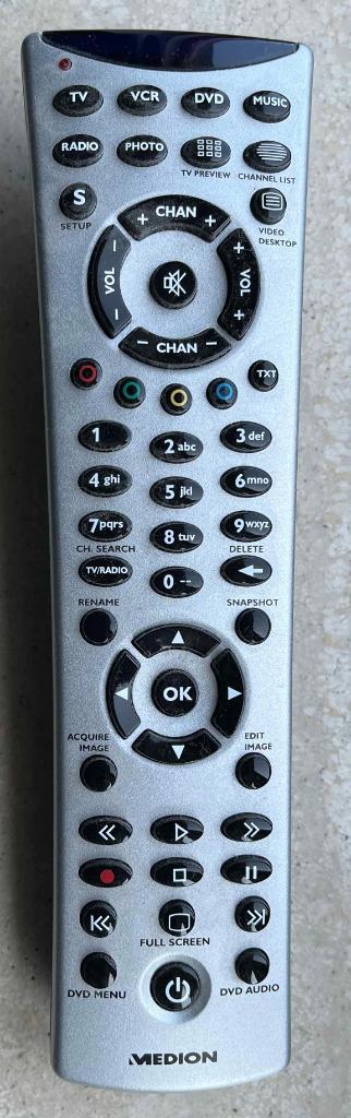 Afstandsbediening van Medion Type P/N 20016398, Audio, Tv en Foto, Afstandsbedieningen, Zo goed als nieuw, Origineel, Ophalen of Verzenden