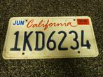 Kentekenplaat licenseplate California 2006 USA, Verzenden, Gebruikt, Auto's