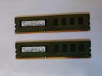 2x 2GB DDR3 RAM Geheugen, Computers en Software, RAM geheugen, Gebruikt, DDR3, Ophalen of Verzenden, Desktop