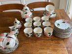 Theeservies Villeroy en Boch Wild Rose, Huis en Inrichting, Keuken | Servies, Ophalen, Zo goed als nieuw, Overige stijlen, Kop(pen) en/of Schotel(s)