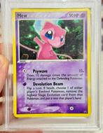 2006 POKEMON #040 MEW-HOLO BLACK STAR PROMOS psa-6 grade, Ophalen of Verzenden, Zo goed als nieuw, Losse kaart