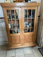Antieke retro vitrine kast, Huis en Inrichting, Kasten | Vitrinekasten, Ophalen, Gebruikt, 25 tot 50 cm
