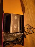 Cooler Master MWE 550 Voeding, Computers en Software, Interne voedingen, Ophalen of Verzenden, Zo goed als nieuw