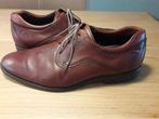 Chique lederen Sioux schoenen maat 9.5 (43) wijdte H, Ophalen, Bruin, Gedragen, Veterschoenen