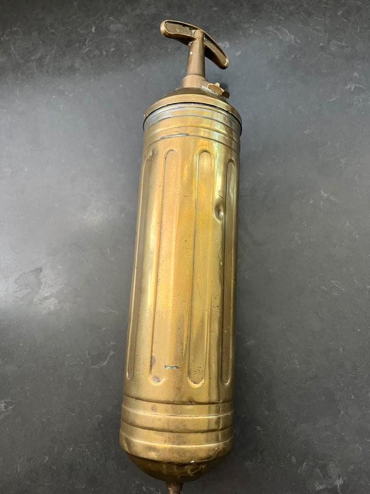 Antieke brandblusser, Antiek en Kunst, Antiek | Koper en Brons, Koper, Ophalen of Verzenden