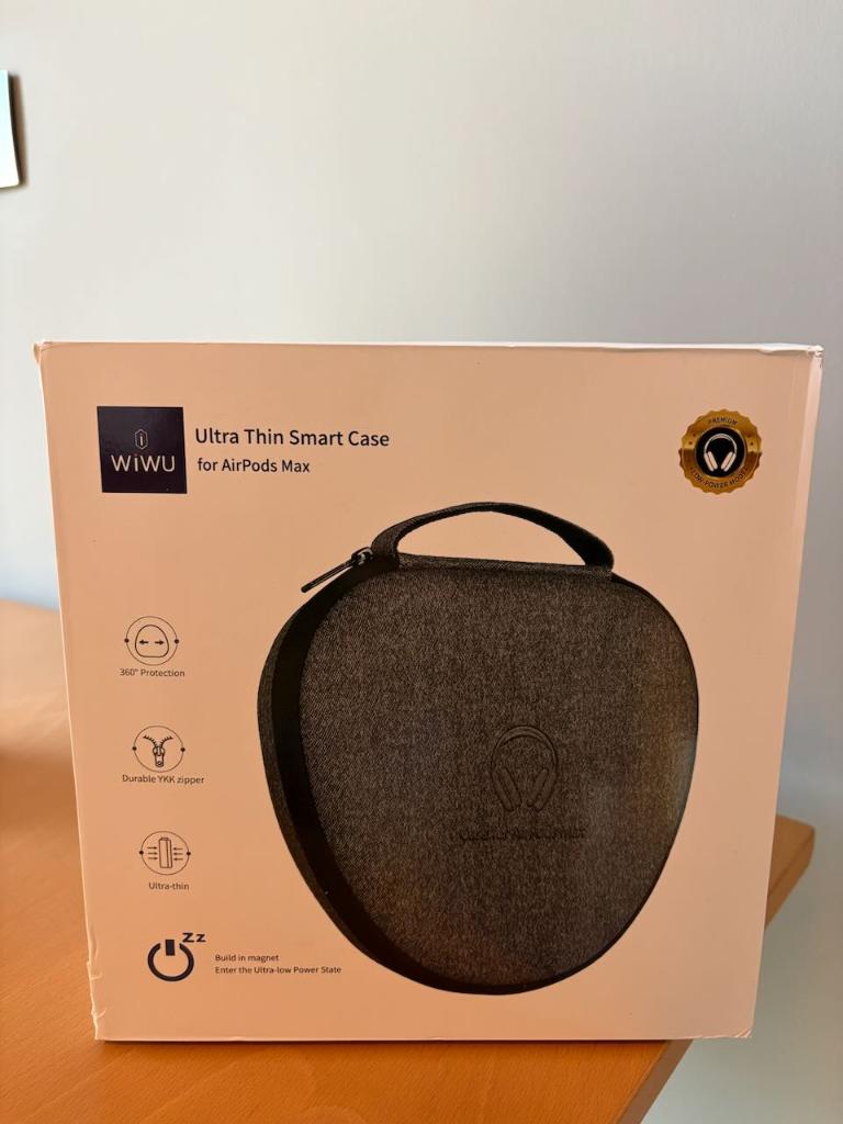 WiWu Smart Case voor Apple AirPods Max (grijs), Audio, Tv en Foto, Mp3-spelers | Accessoires | Overige merken, Ophalen of Verzenden