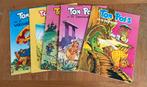 Stripboeken Tom Poes 5 delen, Gelezen, Marten Toonder, Europa, Ophalen of Verzenden