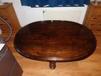 massieve ovale salontafel, Ophalen, Gebruikt, 100 tot 150 cm, 50 tot 75 cm