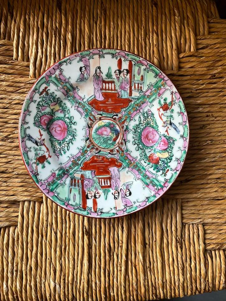 Antiek Japans Bordje, Antiek en Kunst, Antiek | Wandborden en Tegels, Ophalen of Verzenden