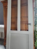 Glas in lood opdekdeur 231x88 linksdraaiend, Doe-het-zelf en Verbouw, Deuren en Horren, Ophalen, Gebruikt, 80 tot 100 cm, 215 cm of meer