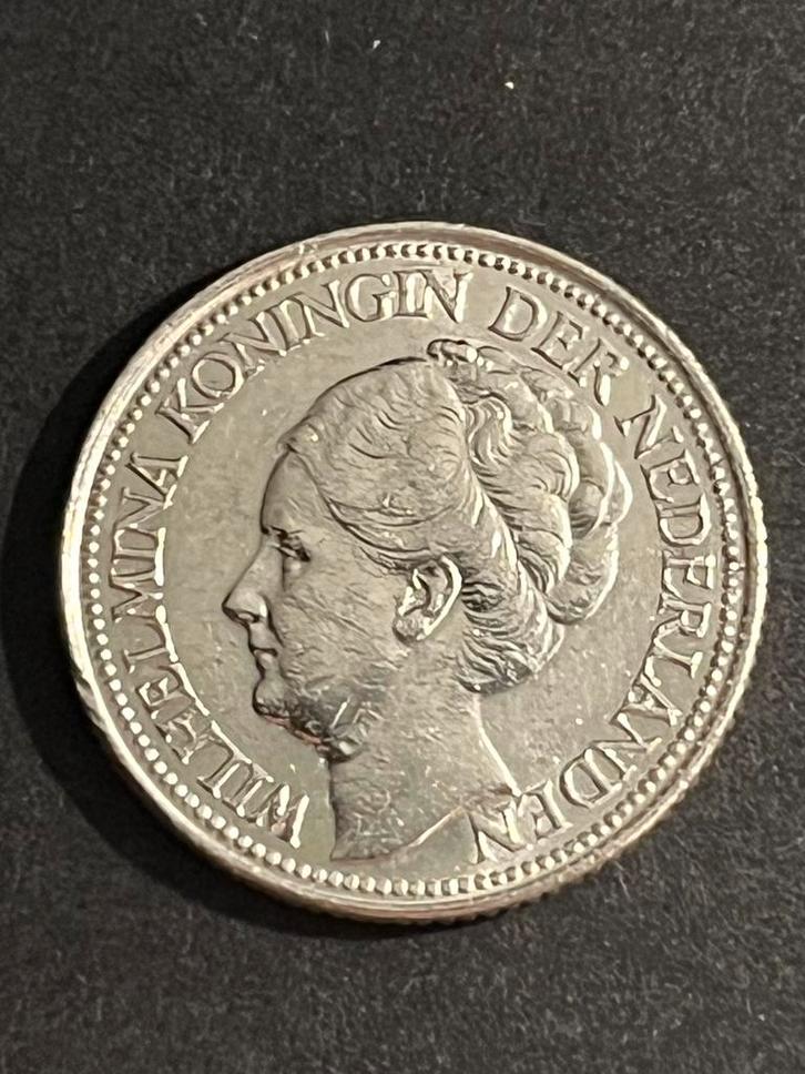 25 cent Wilhelmina uit 1941, Postzegels en Munten, Munten | Nederland, 25 cent, Koningin Wilhelmina, Zilver, Ophalen of Verzenden