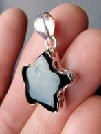 Onyx kettinghanger, Verzenden, Nieuw, Zwart, Zilver