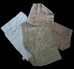 2x keukendoek & 2x thee doeken Riviera Maison nieuw, Ophalen of Verzenden, Nieuw, Beige, Theedoek of Handdoek
