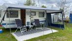 2 buitenvloerkleden zwart/wit. Ook te koop Fendt Saphir 490Q, Caravans en Kamperen, Caravan accessoires, Ophalen of Verzenden