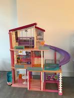 Barbie Dream House Playset with Pool, Slide, and Elevator, Ophalen of Verzenden, Zo goed als nieuw, Toebehoren