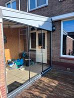 Glazen serre - 3 delig schuifbaar, Ophalen of Verzenden, Zo goed als nieuw, Glasplaat, 160 cm of meer