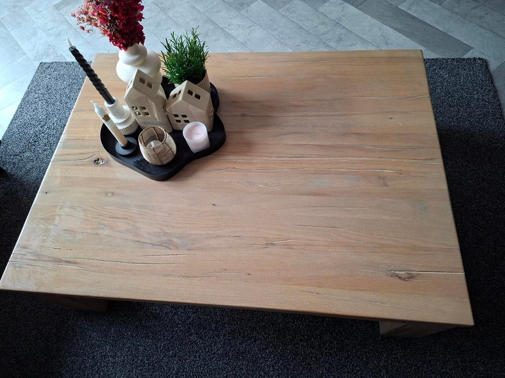 Henders & Hazel Grey Wash Houten Meubelset, Ophalen of Verzenden, Zo goed als nieuw, Eikenhout, Modern