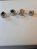 4 Originele Pandora Bedels, Gebruikt, Pandora, Ophalen of Verzenden, 4 bedels of meer
