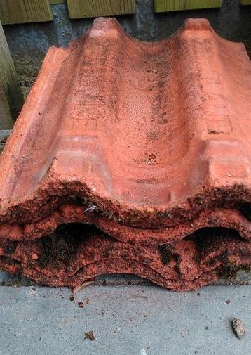 5 Dakpannen - ca. 40x30cm beschikbaar voor biedingen