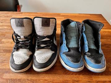 Nike Jordan blauw (42,5) en wit (43) beschikbaar voor biedingen