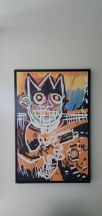 Kleurrijk doek 70x105cm, Antiek en Kunst, Ophalen