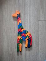 Houten Alfabet en Cijfers Puzzel giraf, Kinderen en Baby's, Speelgoed | Kinderpuzzels, Ophalen of Verzenden, 10 tot 50 stukjes