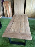 tuintafel teak 180 cm, Teakhout, Gebruikt, Rechthoekig, Ophalen of Verzenden