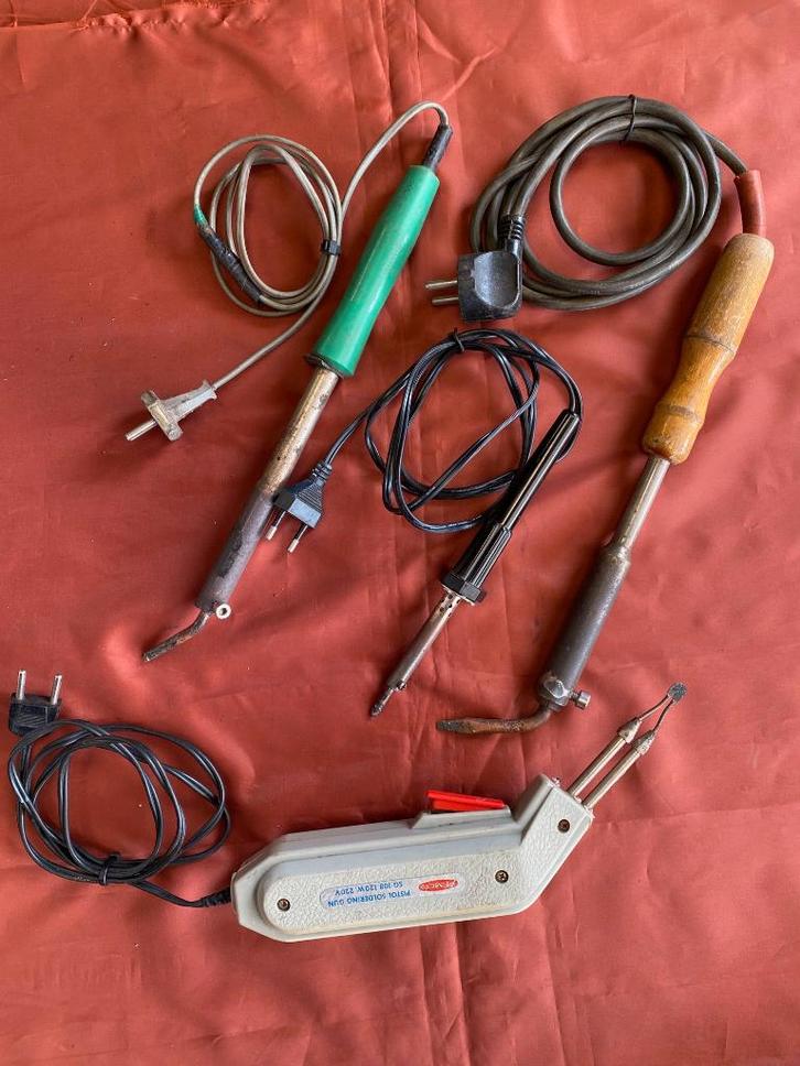Soldeer-bout pistool alles in een koop 45,-, Hobby en Vrije tijd, Elektronica-componenten, Gebruikt, Ophalen