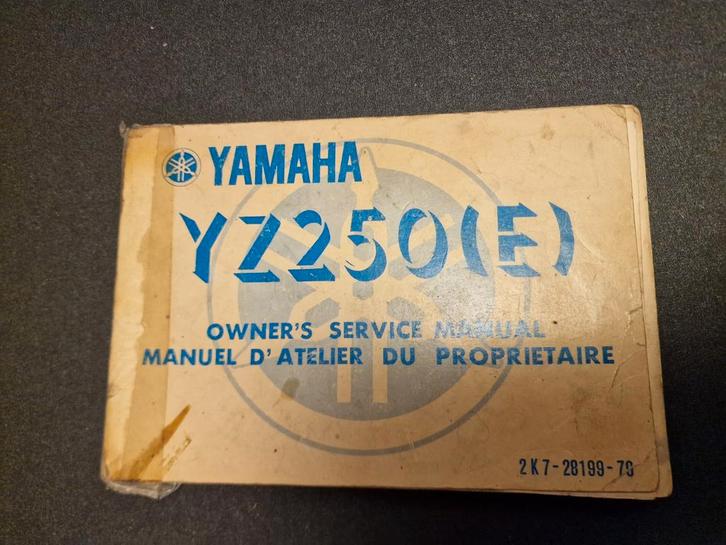Handleiding Yamaha YZ250(E), Boeken, Motoren, Gelezen, Ophalen