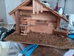 Houten Kerstkribbe - Handgemaakt, Ophalen of Verzenden
