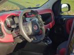Fiat Panda 0.9 TwinAir Lounge (bj 2012, automaat), Auto's, Gebruikt, Panda, Zwart, Origineel Nederlands