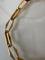 14 karaat gouden massief vintage armband., Sieraden, Tassen en Uiterlijk, Armbanden, Verzenden, Zo goed als nieuw, Goud