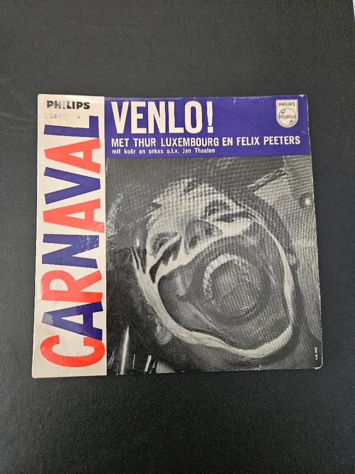 Thuur Luxembourg En Felix Peters - Carnaval In Venlo!, Cd's en Dvd's, Vinyl Singles, Gebruikt, Single, Nederlandstalig, 7 inch