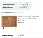 INOSIGN Rotan Dressoir - Houten Kast, Huis en Inrichting, Ophalen, 25 tot 50 cm, Modern