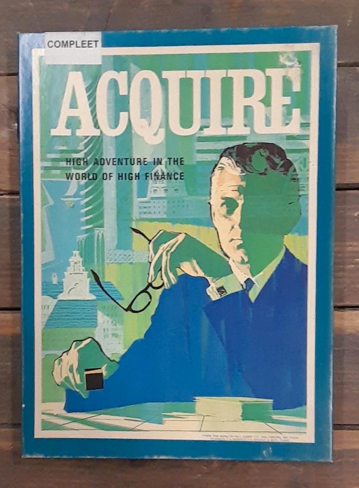 Acquire vintage bordspel, Engelstalig en compleet., Hobby en Vrije tijd, Gezelschapsspellen | Bordspellen, Gebruikt, Verzenden