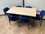 Simpele kantinevergadertafel – Ahorn (160), Ophalen of Verzenden, In hoogte verstelbaar